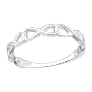 Sterling Silver Dainty Infinity Ring